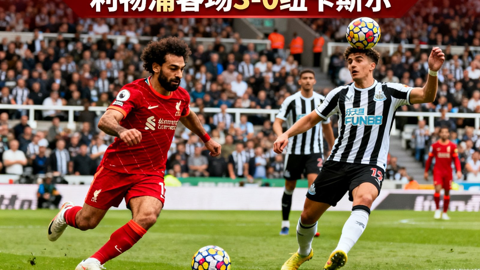 足球吧赛后战报：利物浦客场3-0纽卡斯尔，萨拉赫两射一传，努涅斯头槌